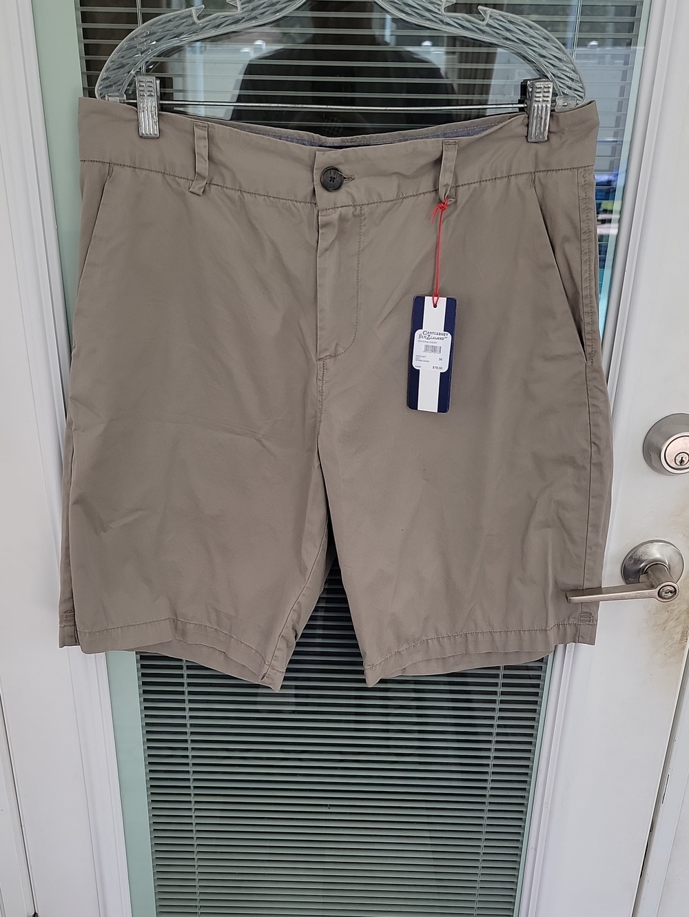 NWT Canterbury Of New Zealand Traverse Shorts In The Color Warm Sand Sz 36